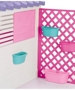 Alternative view of Dolu Tuin Speelhuis 140x127x107.5 cm + Geluid Roze/Paars