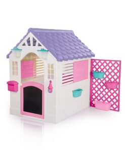 Dolu Tuin Speelhuis 140x127x107.5 cm + Geluid Roze/Paars