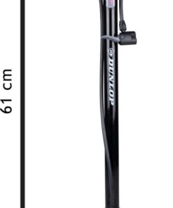 Alternative view of Dunlop Fietspomp met Drukmeter Dubbel Ventiel Hollands Ventiel/Frans Ventiel/Autoventiel
