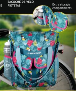 Alternative view of Dunlop Fietstas Rugzak 2in1 20Liter Inhoud Tropische Print