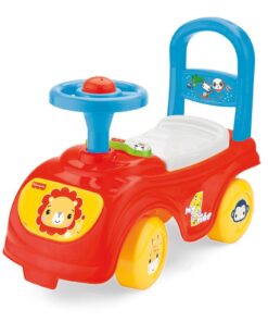 Fisher Price Loopauto + Toeter Rood/Blauw/Geel