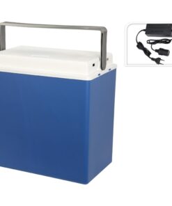 Koelbox 24L 12/230 Volt Blauw/Wit