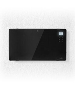 Alternative view of Nedis HTPL20FBK Glazen Paneel Convectorkachel Thermostaat Lcd-scherm 2 Warmtestanden Staand / Wandmontage 2000 W Zwart