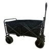 Outdoor Bolderwagen Opvouwbaar 90x51x57 cm Zwart