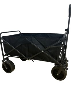 Outdoor Bolderwagen Opvouwbaar 90x51x57 cm Zwart
