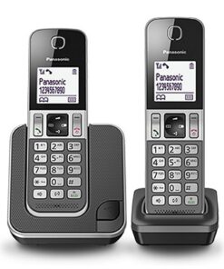 Panasonic KX-TGD312NLG Telefoons 2 Stuks Zwart/Grijs