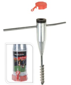 Redcliffs Metalen Parasolhouder 56x6.5 cm + 5 Adapter Ringen