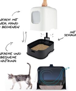 Alternative view of Rotho Biala Kattenbak Cappuccino