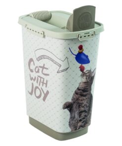 Alternative view of Rotho Cody Cat Pet Food Container 25L Cappuccino/Zand