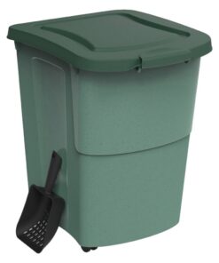 Rotho MyPet Food Container + Schep 38L Groen