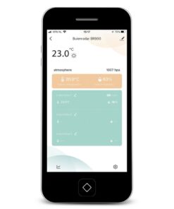 Alternative view of Alecto BR900 3in1 WiFi Buienradar Weerstation Zwart