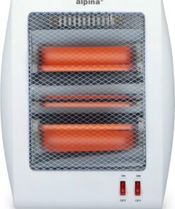 Alpina Elektrische Kachel Straalkachel 2 Standen 400 en 800 Watt Kantelbeveiliging Draagbaar