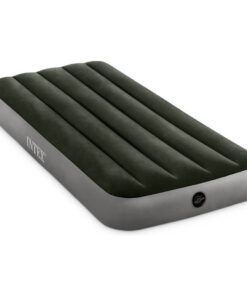 Intex 64106 Prestige Downy 1-Persoons Luchtbed 191x76 cm Groen/Grijs