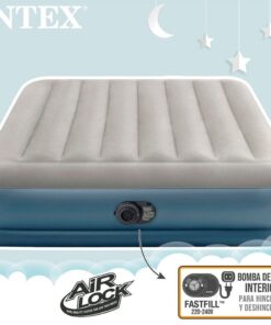 Alternative view of Intex 64118ND Pillow Rest Mid-Rise 2-Persoons Luchtbed 152x203x30 cm + Ingebouwde Pomp Grijs/Blauw