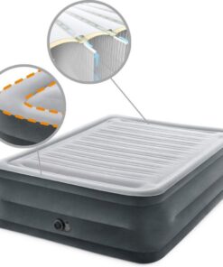 Alternative view of Intex 64418ND Comfort Plush Queen High 2-Persoons Luchtbed 203x152x56 cm + Ingebouwde Pomp Grijs