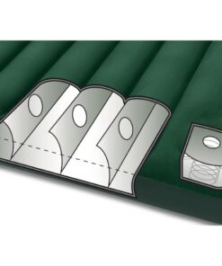 Alternative view of Intex 64760 Jr. Twin Dura-Beam Downy 1-Persoons Luchtbed 191x76x25 cm + Ingebouwde Voetpomp Groen/Grijs