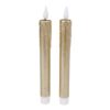 LED Kaarsen + Afstandsbediening 2 Stuks Goud