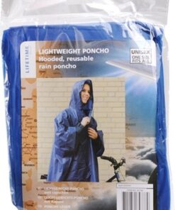 Lifetime Regenponcho met Capuchon | Blauw