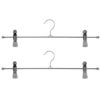 Metaltex Clip Line Kledinghanger 40 cm 2 Stuks Zilver