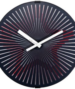 NeXtime NE-3223 Wandklok Dia. 30.5 M..star Plastic Rood Wijzerwit - Extra Krachtig