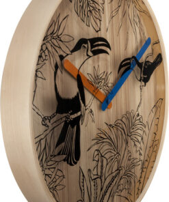 Alternative view of NeXtime NE-3230 Wandklok Tropica Ø40 Hout