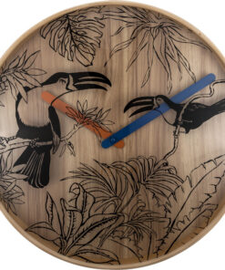 NeXtime NE-3230 Wandklok Tropica Ø40 Hout