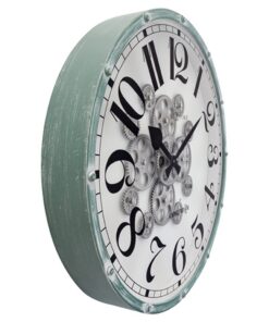 Alternative view of NeXtime NE-3282WI Gear Klok Henry 50 cm + Bewegende Tandwielen Wit