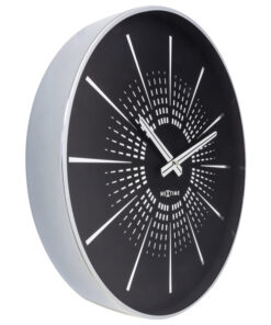 Alternative view of NeXtime NE-3287ZW Stille Wandklok - 40cm- Zwart - Metaal - "Excentric"