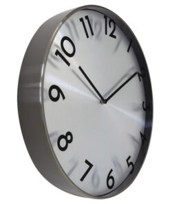 Alternative view of NeXtime NE-3289GS Metalen Wandklok - 40cm -Stille Klok - Metaal - "Reflection"