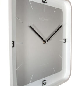 Alternative view of NeXtime NE-3518WI Wandklok Square Wall 40 X 40 X 4 Cm Wit
