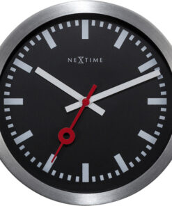 NeXtime NE-3998STZW Wandklok 'Station' Ø19 Cm