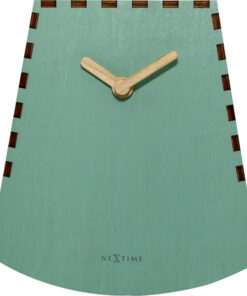 NeXtime NE-5207TQ Tafelklok Rocky 19.5x18x8.8 Cm Hout Turquoise