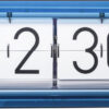 NeXtime NE-5209BL Tafel/wandklok Big Flip 36x16.7x8.5cm Acryl Blauw