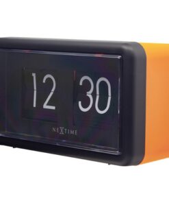 Alternative view of NeXtime NE-5228OR Flipklok 18x10x7 cm Oranje/Zwart