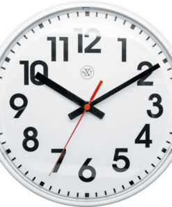 NeXtime NX-7308WI Wandklok NXT Diam. 26cm Kunststof Wit