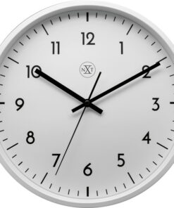 NeXtime NX-7320 Wandklok NXT Diameter 30cm Kunststof Wit