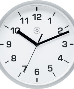 NeXtime NX-7321ZI Wandklok NXT Diameter 20cm Kunststof Zilver