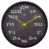 NeXtime NX-7363ZW Reken Wandkllok - 30cm -Stille Klok- Rekenformule Design - NXt By - "Maths"