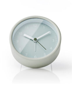 Nedis CLDK006GR Analoge Bureauklok Met Wekker Groen