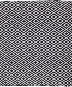 Sealskin Trellis Badmat 60x9cm Katoen Zwart