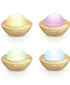 Alternative view of Soehnle 68087 Modena Aromaverspreider met LED-Verlichting Glas/Bamboe