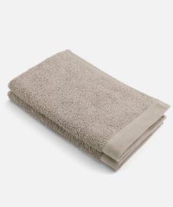 Walra Gastendoek 30x50 cm 2 Stuks Gerecycled Katoen/Taupe