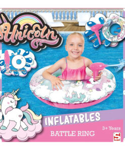 Sambro Eenhoorn Battle Ring Zwemband met Waterpistool 85 cm