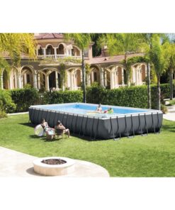Alternative view of Intex 26374GN Ultra XTR Frame Zwembad 975x488x132 cm + Zandfilterpomp en Trap + Accessoires Grijs