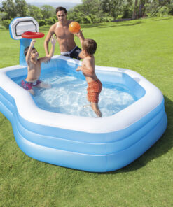 Alternative view of Intex 57183NP Shootin'Hoops Opblaasbaar Zwembad 257x188x130 cm