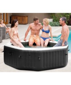 Alternative view of Intex 28458NL PureSpa Jet & Bubble DeLuxe Jacuzzi 4-Persoons Set met Zoutwatersysteem 201/150x71cm