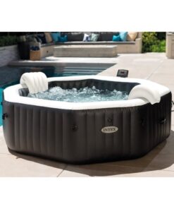 Alternative view of Intex 28462NL PureSpa Jet & Bubble DeLuxe Jacuzzi 6-Persoons Set met Zoutwatersysteem 218/168x71cm