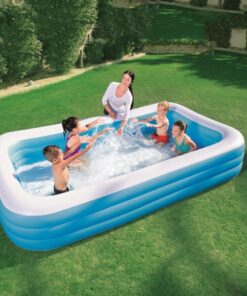 Alternative view of Bestway Familiezwembad Rechthoek Deluxe 305x183x56 cm Wit/Blauw