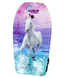 Wave Breakers Bodyboard met Paarden Print 93 cm